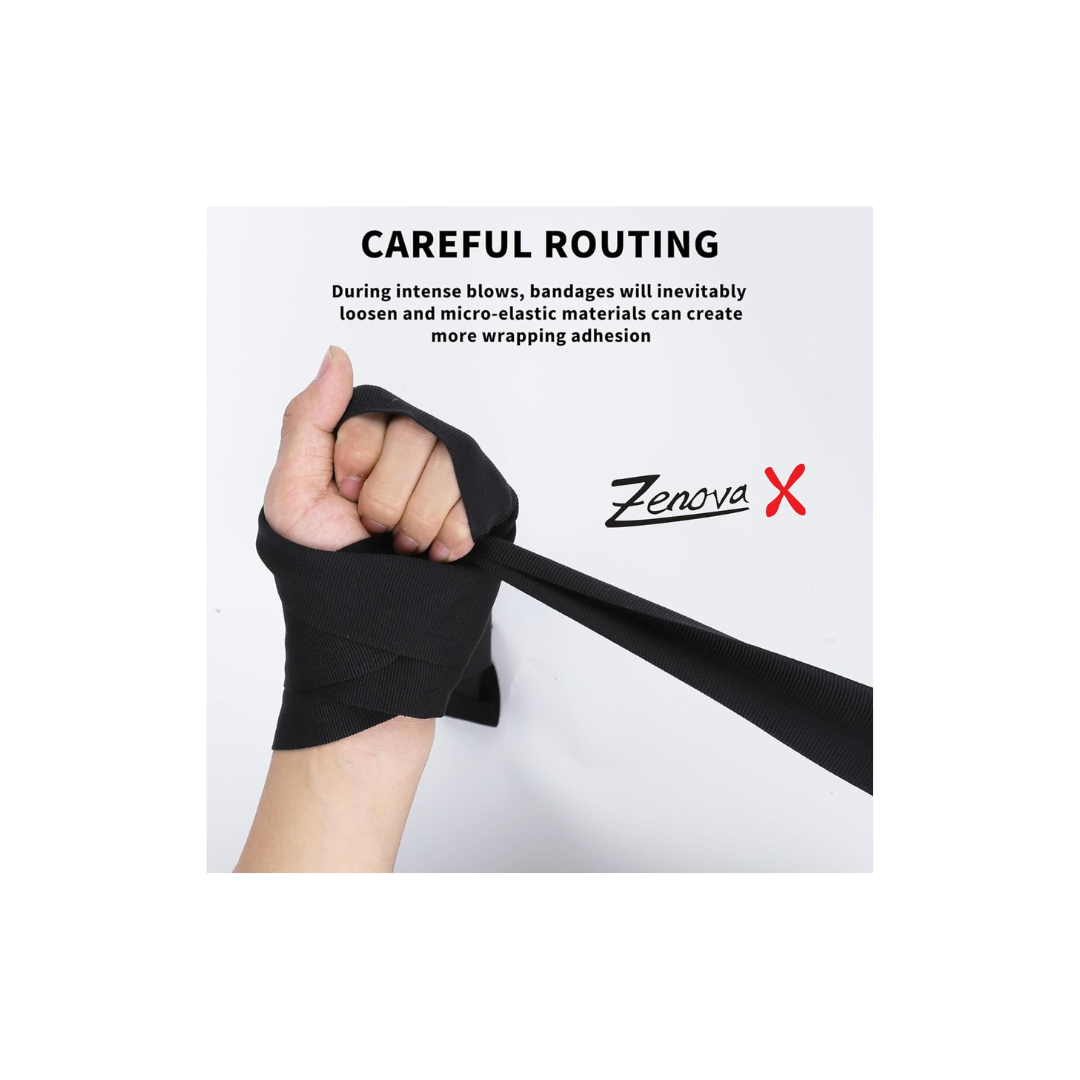 Boxing Wraps, Elasticated Wraps For Boxing, Martial Arts Hand Wraps, Men & Women Boxing Hand Wraps, MMA, Muay, Thai, Kickboxing, Punching Bag Training Hand Wraps Boxing, Boxing Equipment