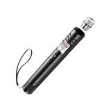 Teaching Flashlight with USB Portable Long Range Rechargeable Torch Green Light Multifunctional Small Torches Super Bright Suitable for Outdoor and Sales Display Teachers, Astronomy, Pet Light for Cat and Dog Play