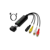 USB Video Capture,Video Capture Card,RCA to USB Video Converter, VHS Mini DV VCR Hi8 DVD to Digital Converter for PC TV, MAC Windows Vista Compatible