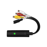 USB Video Capture,Video Capture Card,RCA to USB Video Converter, VHS Mini DV VCR Hi8 DVD to Digital Converter for PC TV, MAC Windows Vista Compatible