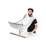 Shaving Bib Beard Bib Apron, Beard Shaving Catcher Bib Waterproof Grooming Cloth, Shaving & Trimming Beard Hair Catcher, Beard Hair Catcher with Suction Cups Nylon Beard Trimming Perfect Grooming Gift