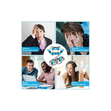 Bike Chain Fidget Toys Set, Fidget Toys, Fidget Spinner for Stress Relief, Key Chain & Roller Chain for ADHD, ADD, Autism, Anxiety Relief for Adults and Teens,Small,Blue