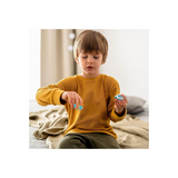 Bike Chain Fidget Toys Set, Fidget Toys, Fidget Spinner for Stress Relief, Key Chain & Roller Chain for ADHD, ADD, Autism, Anxiety Relief for Adults and Teens,Small,Blue