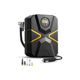 Tyre Inflator Air Compressor 12V DC, Digital Car Tyre Pump 150 PSI, Preset Tyre Pressure & Auto Shutoff, Electric Air Pump for Car Tyres, Bicycles, Other Inflatables