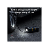 Tyre Inflator Air Compressor 12V DC, Digital Car Tyre Pump 150 PSI, Preset Tyre Pressure & Auto Shutoff, Electric Air Pump for Car Tyres, Bicycles, Other Inflatables