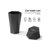Car Bin with Lid, Diamond Design Mini Car Bin Front of Car, Portable Trash Can Home & Office, Leak Proof Car Trash Can, Stylish Car Accessories a Clean Ride