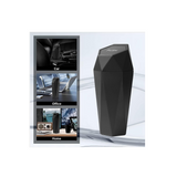 Car Bin with Lid, Diamond Design Mini Car Bin Front of Car, Portable Trash Can Home & Office, Leak Proof Car Trash Can, Stylish Car Accessories a Clean Ride