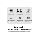 Wireless Earbuds, Bluetooth 5.4, Earphones with Touch Screen Display, Wireless Headphones with 4 ENC Mic, 56H Noise Bluetooth Earphones in Ear Noise Cancelling Deep Bass, Mini Ear Buds Bluetooth